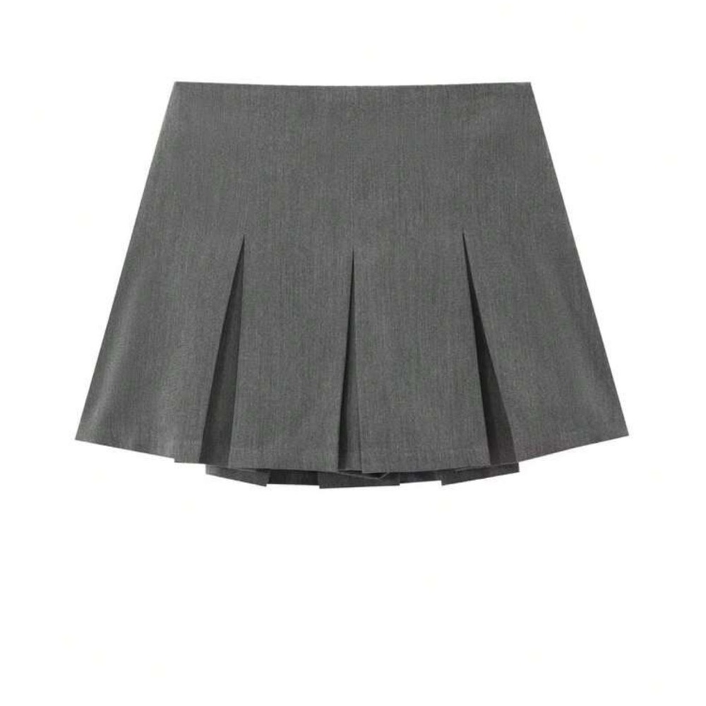 Elegant Gray Women's Skirt